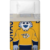 Sleep Squad Nashville Predators Gnash Mascot 60x 80Raschel Throw Blanket
